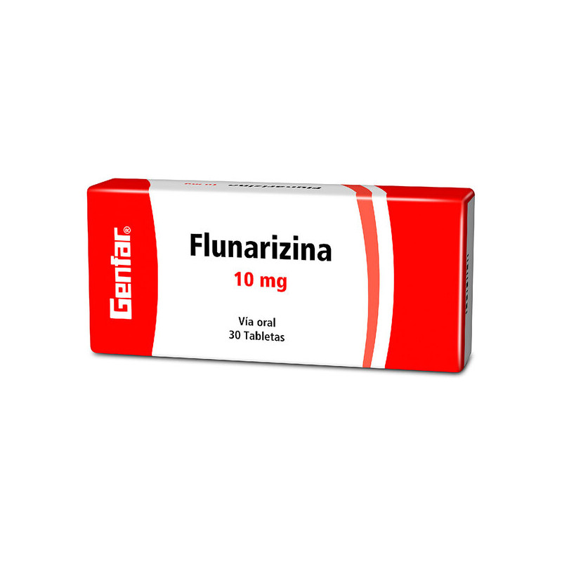 ( ) FLUNARIZINA 10 MG 30 TABLETAS GF