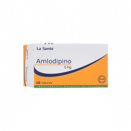 ( ) AMLODIPINO 5 MG 10 TABLETAS LS                    