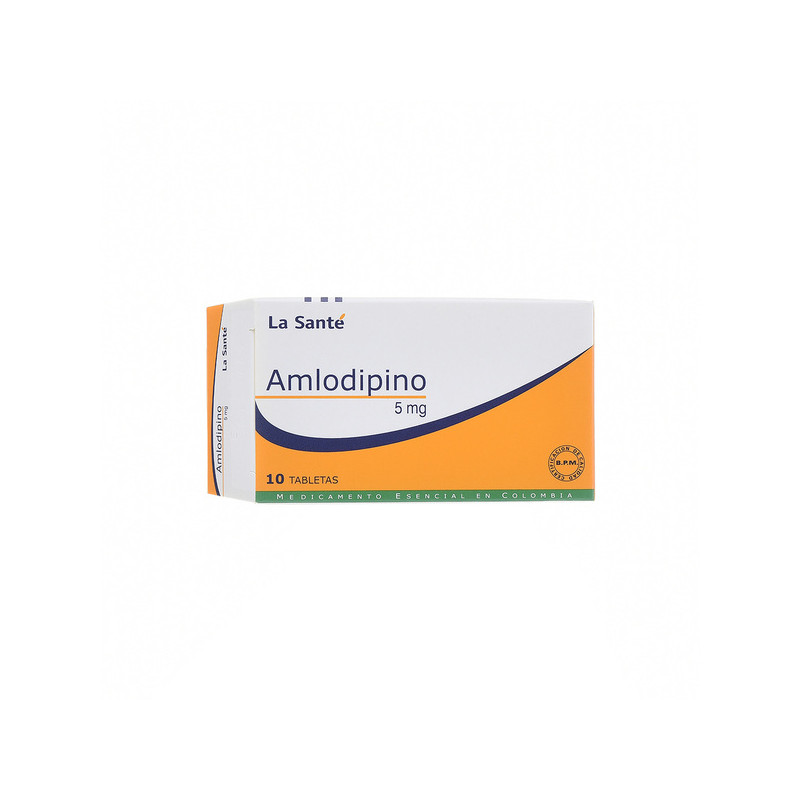 ( ) AMLODIPINO 5 MG 10 TABLETAS LS                    