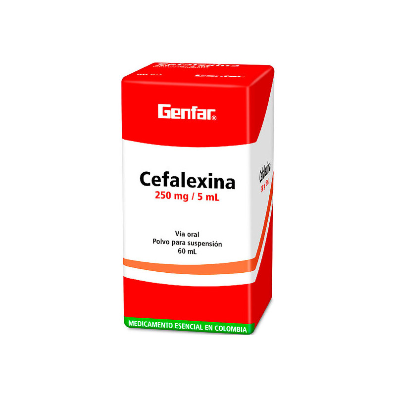 ( ) CEFALEXINA 250 MG SUSPENSION 60 ML GF