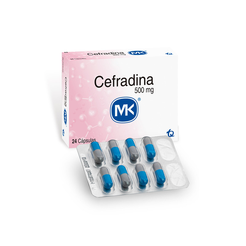 CEFRADINA 500 MG 24 CAPSULAS MK