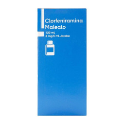 ( ) CLORFENIRAMINA 2MG/5ML JARABE 120ML               