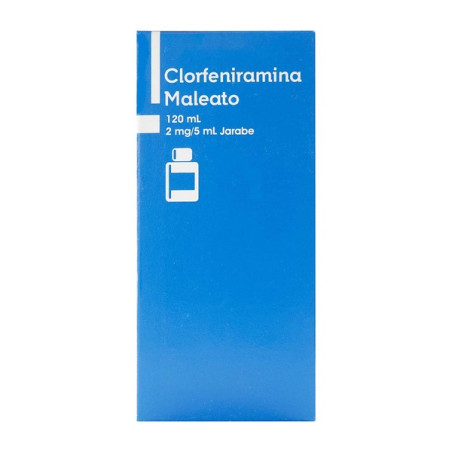 ( ) CLORFENIRAMINA 2MG/5ML JARABE 120ML               