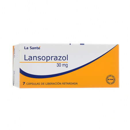 ( ) LANSOPRAZOL 30 MG 7 CAPSULAS LS                   
