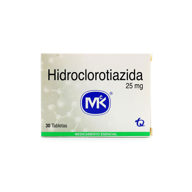 HIDROCLOROTIAZIDA 25 MG 30 TBS MK