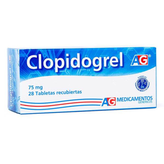 CLOPIDOGREL 75 MG 28 TABLETAS AG(P)43134          