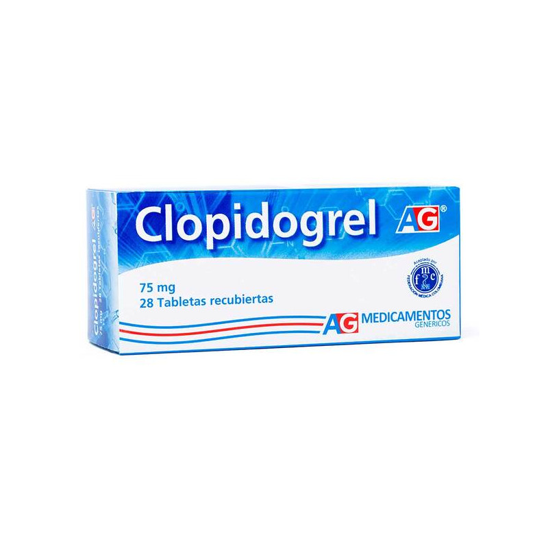 CLOPIDOGREL 75 MG 28 TABLETAS AG(P)43134          