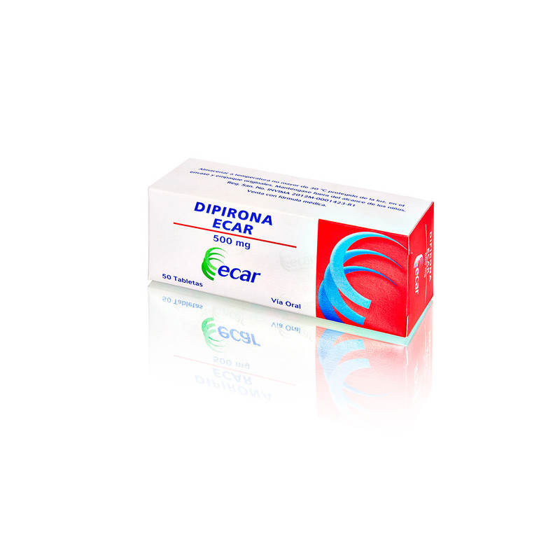 DIPIRONA 500 MG 50 TABLETAS EC