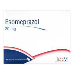 ( ) ESOMEPRAZOL 20 MG 14 CAPSULAS ICOM