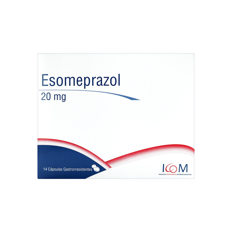 ( ) ESOMEPRAZOL 20 MG 14 CAPSULAS ICOM