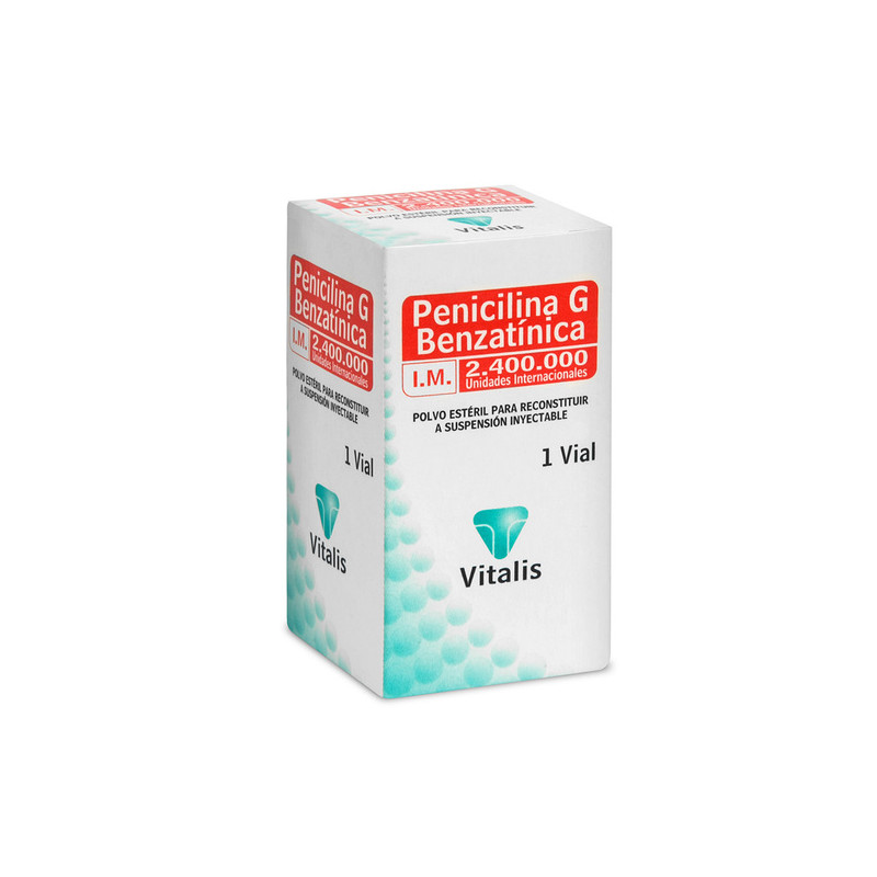 PEN G BENZATINICA 2.4 MUI 1 AMPOLLA VT