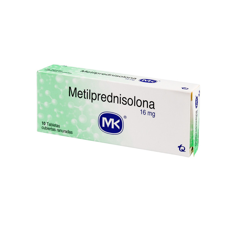 METILPREDNISOLONA 16 MG 10 TBS MK