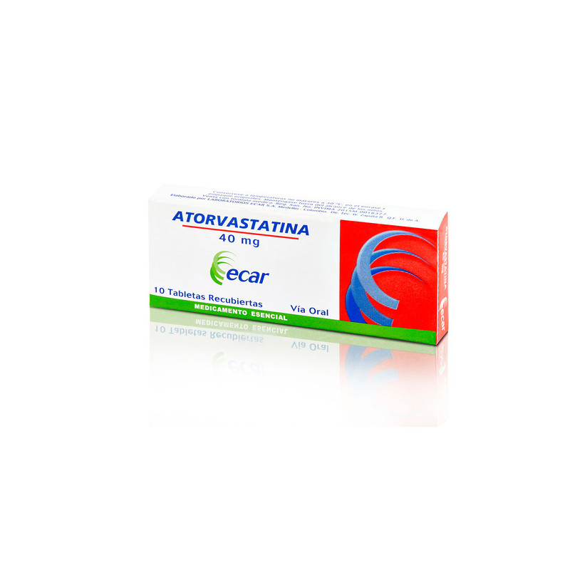 ATORVASTATINA 40 MG 10 TABLETAS EC                