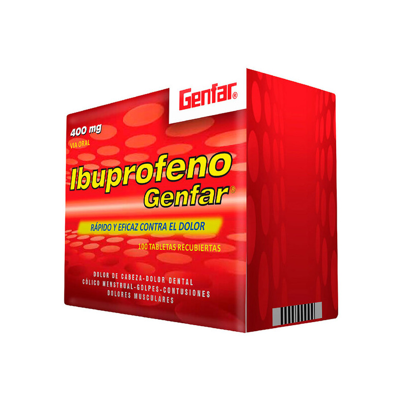 ( ) IBUPROFENO 400 MG 100 TABLETAS GF