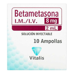 BETAMETASONA 8MG/2ML 10 AMPOLLA VT