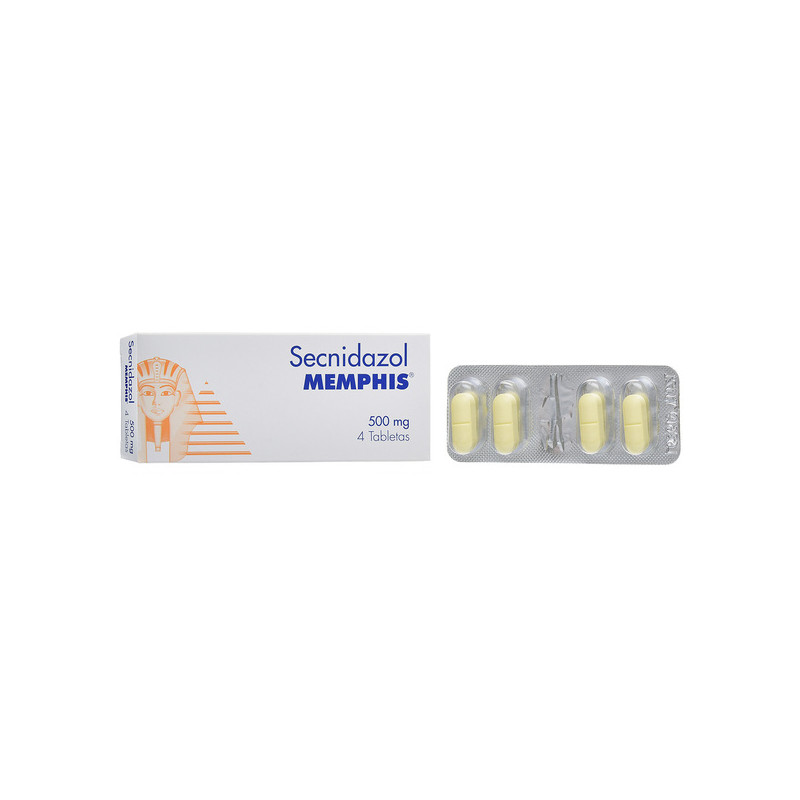 ( ) SECNIDAZOL 500 MG 4 TABLETAS MP                   