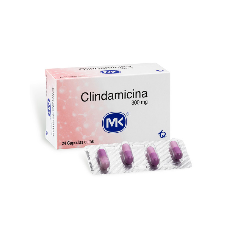 CLINDAMICINA 300 MG 24 CAPSULAS MK