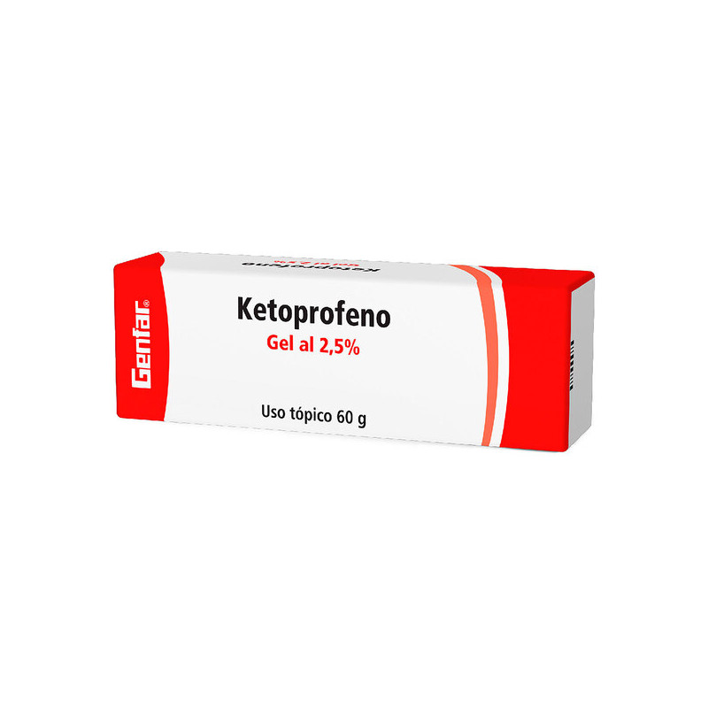 ( ) KETOPROFENO GEL 2.5% 60 GR GF