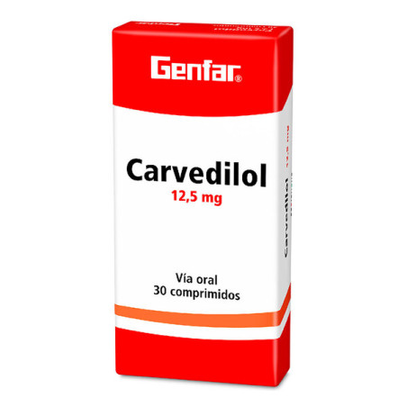 ( ) CARVEDILOL 12.5 MG 30 TBS GF(M)14820