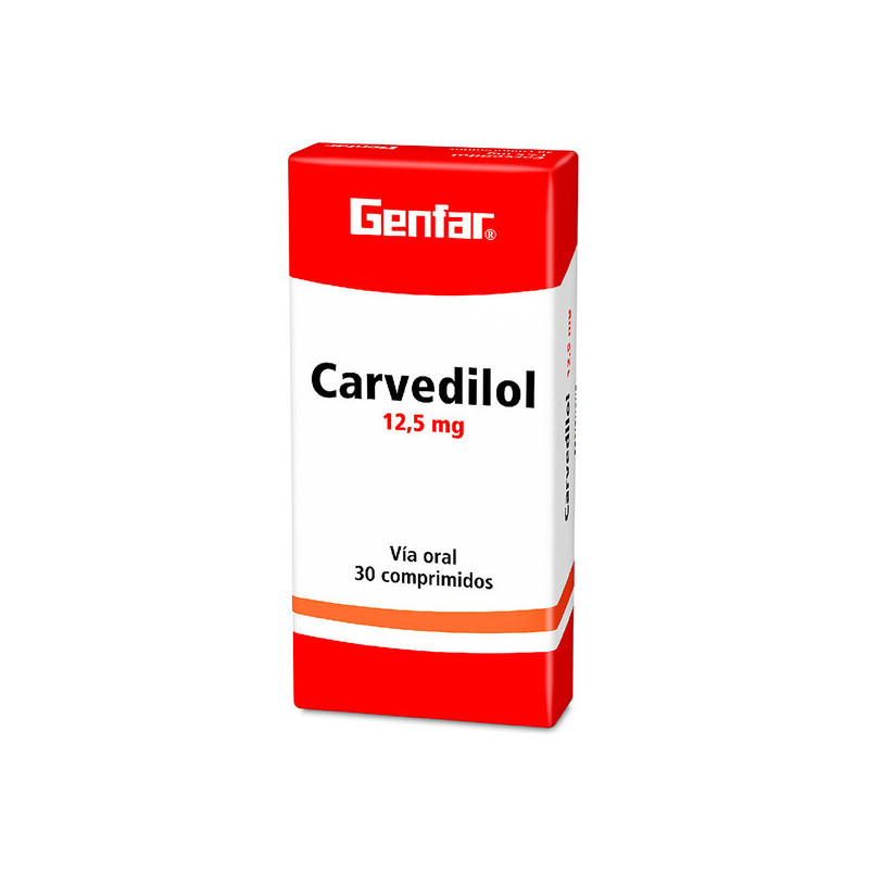 ( ) CARVEDILOL 12.5 MG 30 TBS GF(M)14820