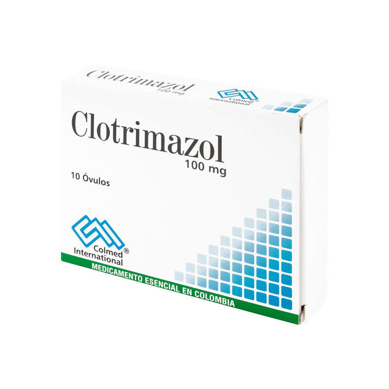( ) CLOTRIMAZOL 100MG 10 OVULOS VAGINALES PC
