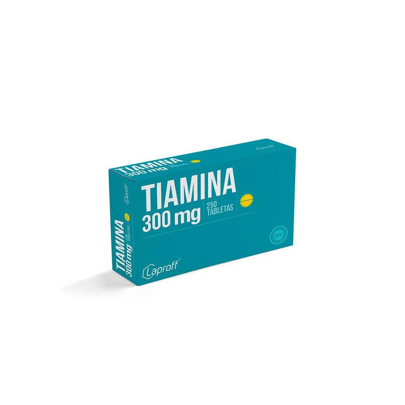 TIAMINA 300 MG 250 TABLETAS LP