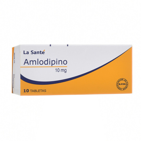 ( ) AMLODIPINO 10 MG 10 TABLETAS LS                   