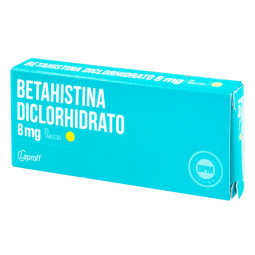 BETAHISTINA 8 MG 20 TABLETAS LP