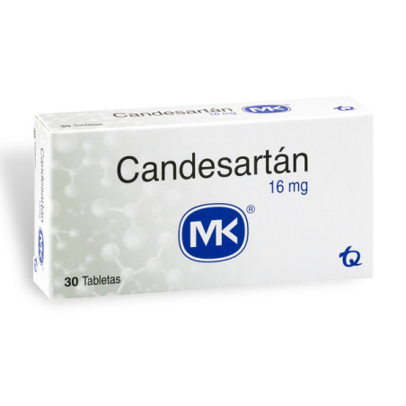 CANDESARTAN 16 MG 30 TABLETAS MK(M)27998