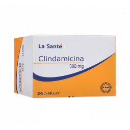 ( ) CLINDAMICINA 300 MG 24 CAPSULAS LS