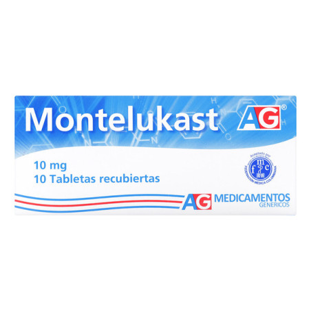MONTELUKAST 10 MG 10 TABLETAS AG(M)20958