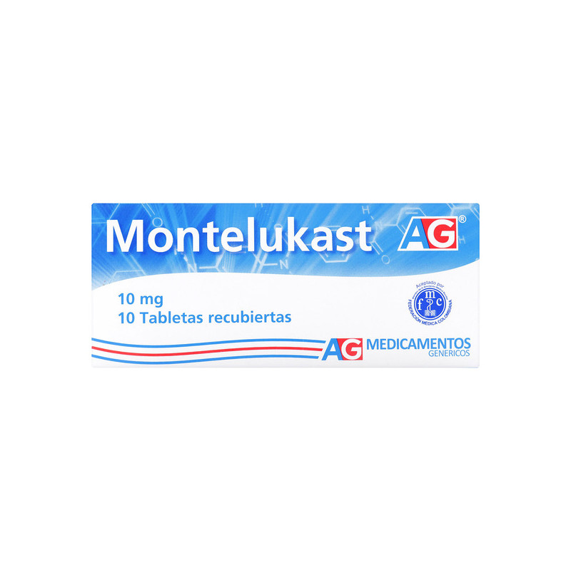 MONTELUKAST 10 MG 10 TABLETAS AG(M)20958