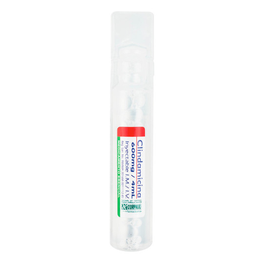 CLINDAMICINA 600 MG 4 ML AMP CORPAUL