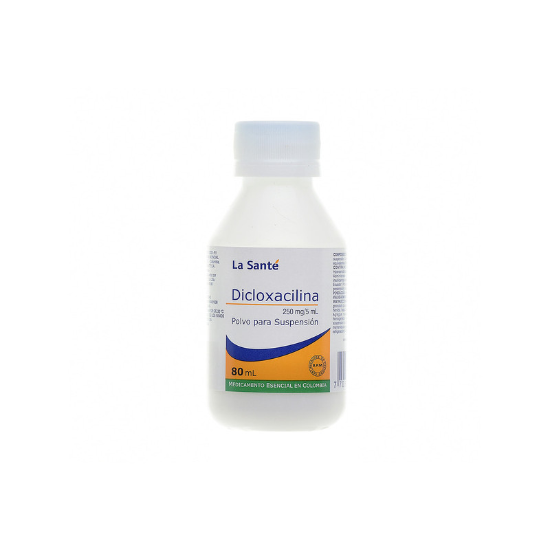 ( ) DICLOXACILINA 250 MG SUSPENSION 80 ML LS