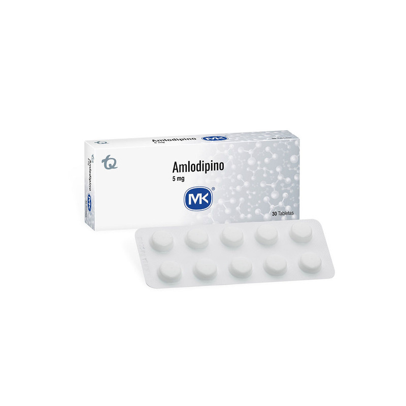 AMLODIPINO 5MG 30 TBS MK