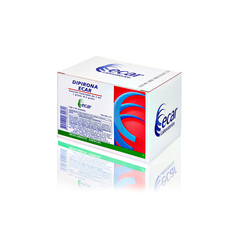DIPIRONA 2 ML 25 AMPOLLAS EC
