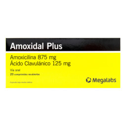 AMOXIDAL PLUS 20 TABLETAS REC.