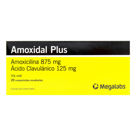 AMOXIDAL PLUS 20 TABLETAS REC.