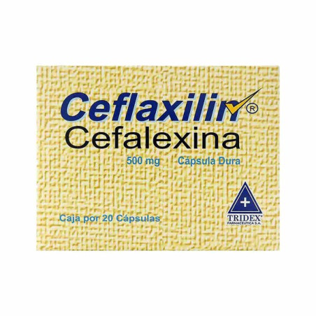 CEFLAXILIN CEFALEXINA 500MG 20CAP TRIDEX          