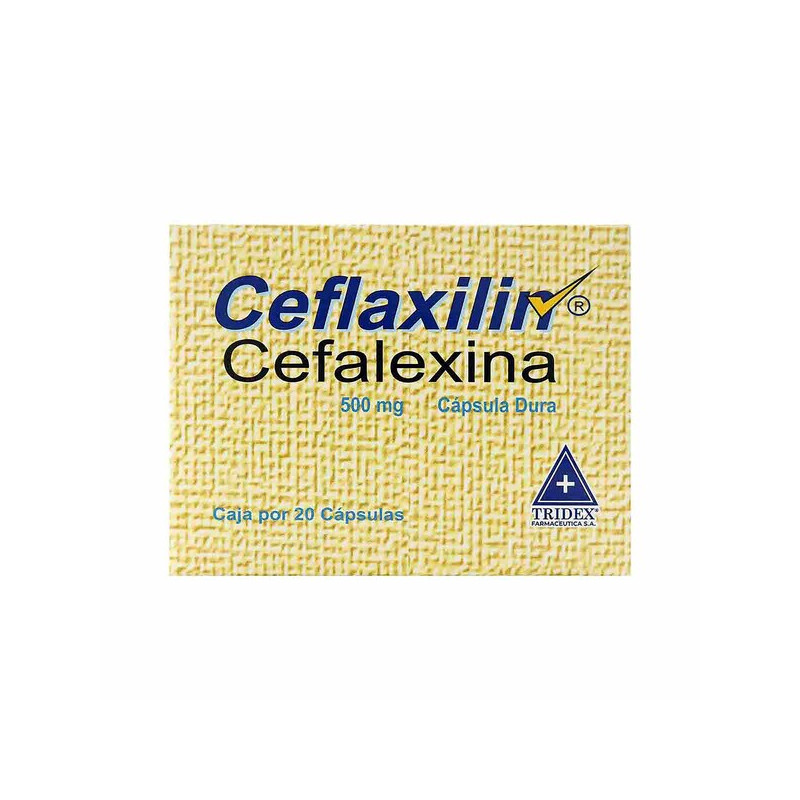 CEFLAXILIN CEFALEXINA 500MG 20CAP TRIDEX          