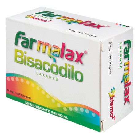 FARMALAX BISACODILO 5 MG 100 CAPSULAS             