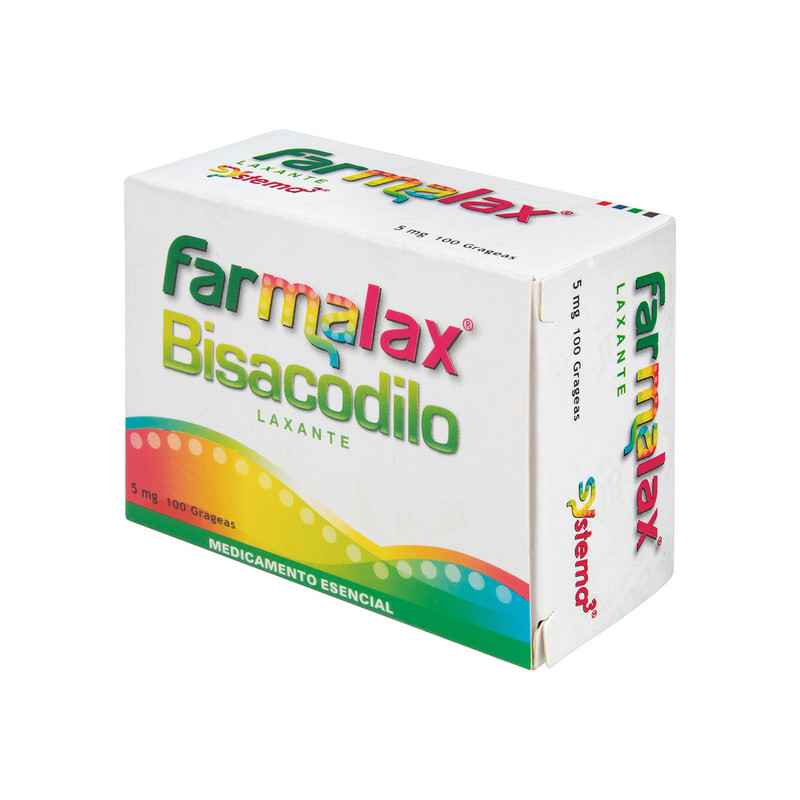 FARMALAX BISACODILO 5 MG 100 CAPSULAS             