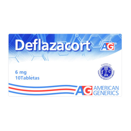 DEFLAZACORT 6 MG 10 TABLETAS AG(M)7343