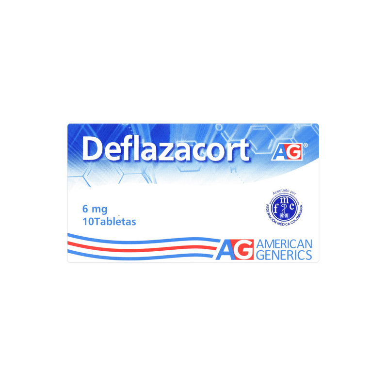 DEFLAZACORT 6 MG 10 TABLETAS AG(M)7343