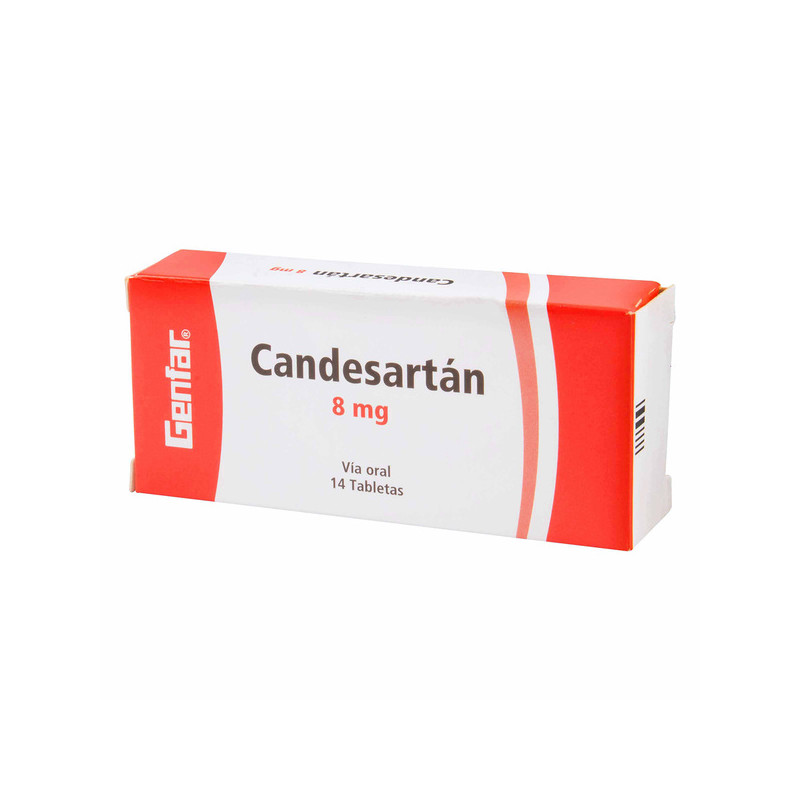 ( ) CANDESARTAN 8 MG 14 TABLETAS GF(M)6532