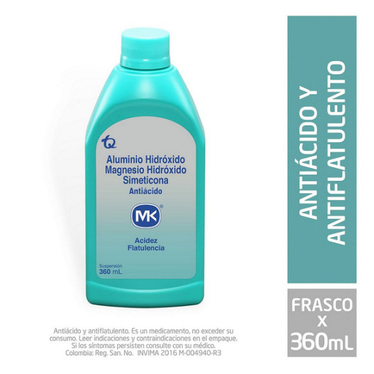 HIDROXIDO ALUMINIO SIMETICONA 360 ML MK
