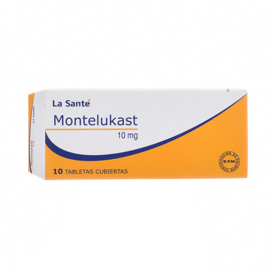 ( ) MONTELUKAST 10 MG 10 TABLETAS LS