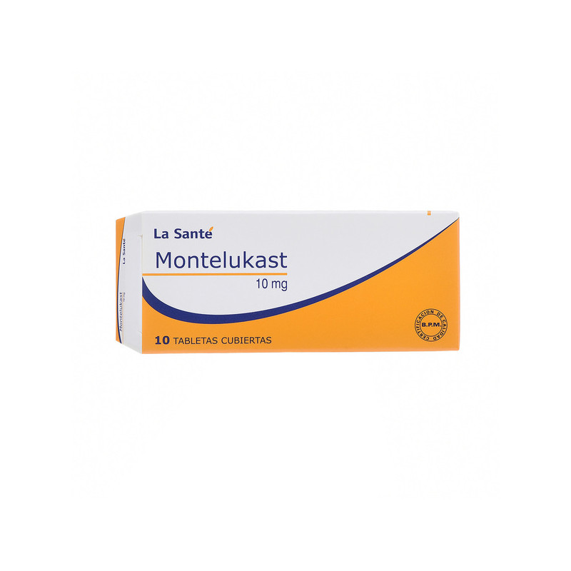 ( ) MONTELUKAST 10 MG 10 TABLETAS LS