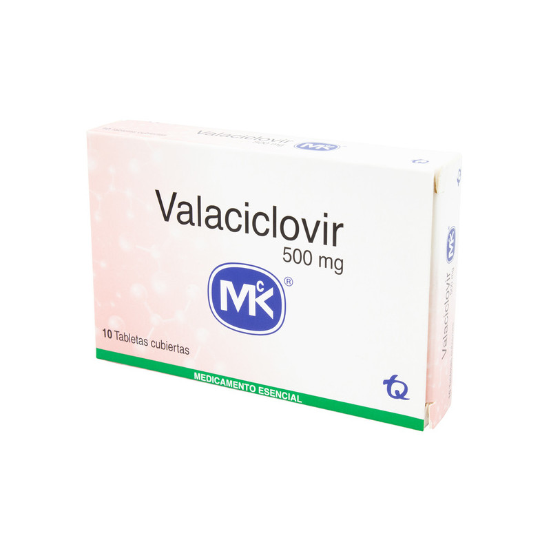 VALACICLOVIR 500 MG 10 TABLETAS MK(3% )