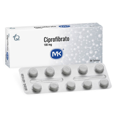 CIPROFIBRATO 100MG 30 TBS MK